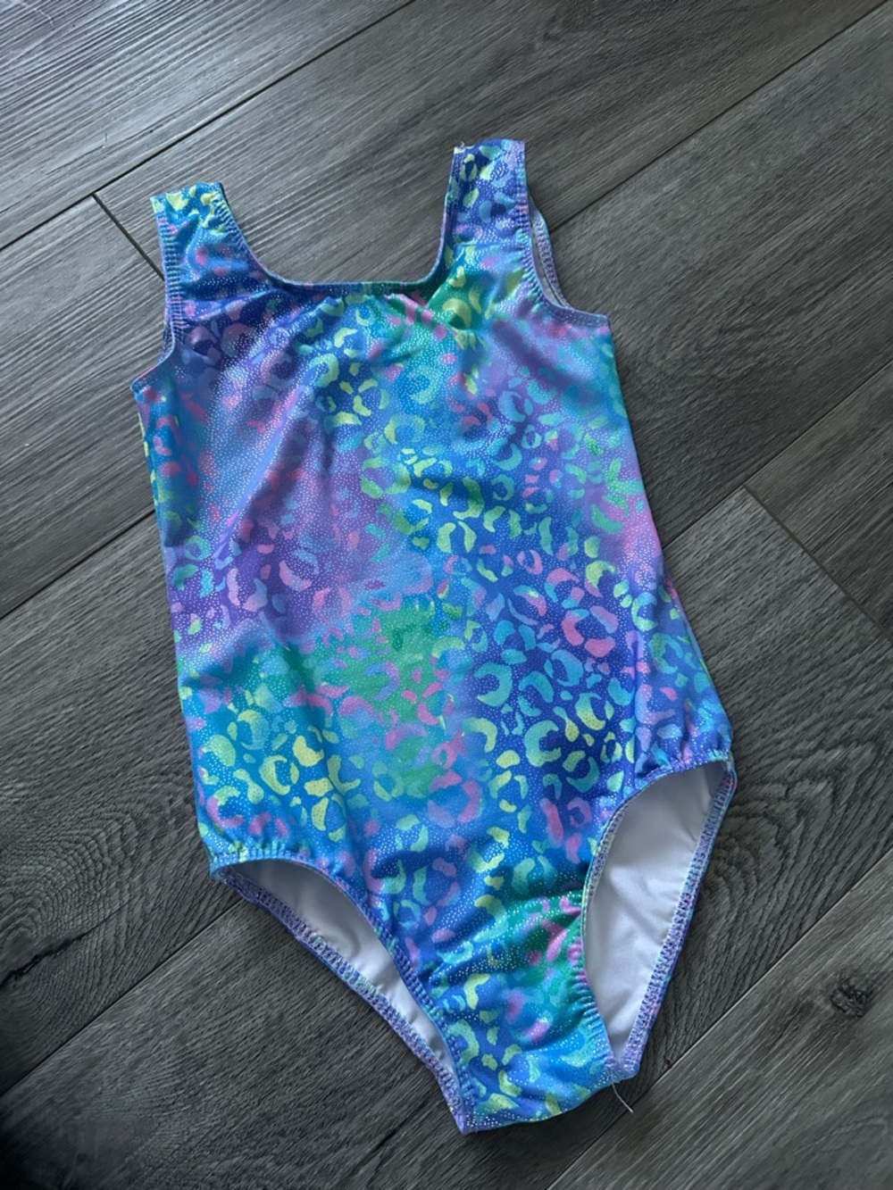 Kids One-Piece leotard  - Multicolor Leopard Print